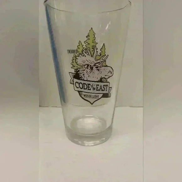 Moosehead Light Beer Glass  Code of the East **New - Picture 8 of 9